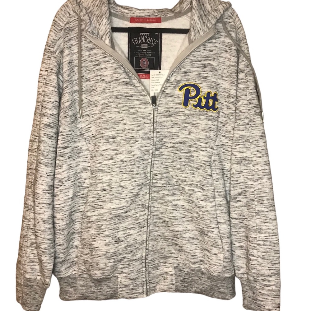 NWT Officially Licensed Premium Fleece Full Zip Pitt Panthers Hoodie